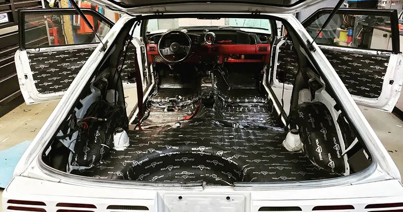 Car soundproofing installation in Dublin