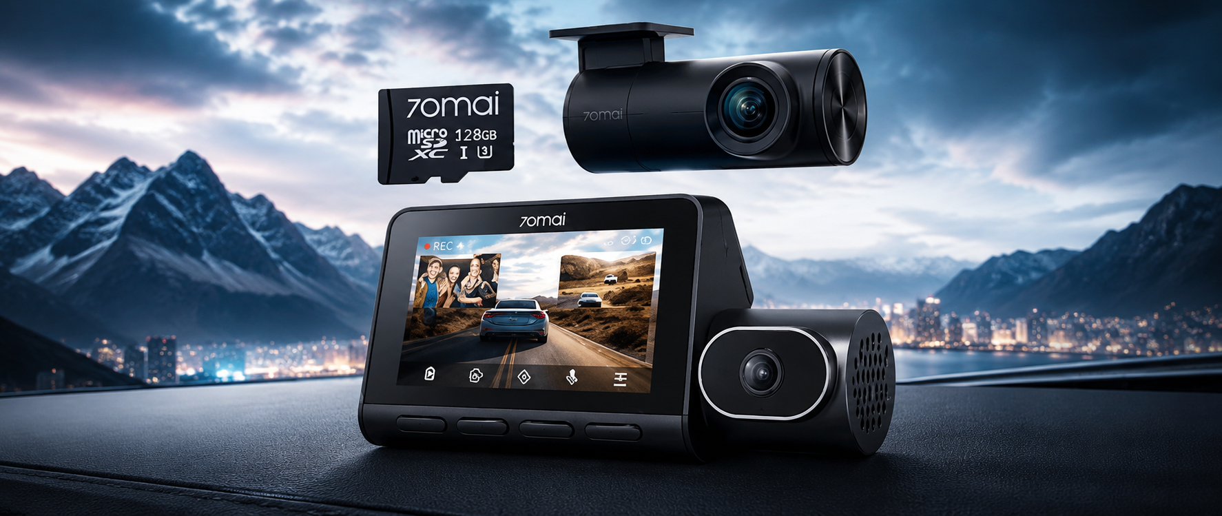 Front and rear dash cam system Dublin