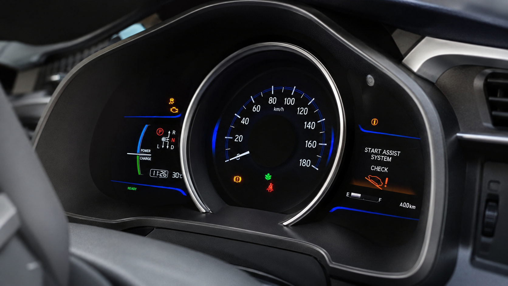 Japanese dashboard conversion to English instrument cluster