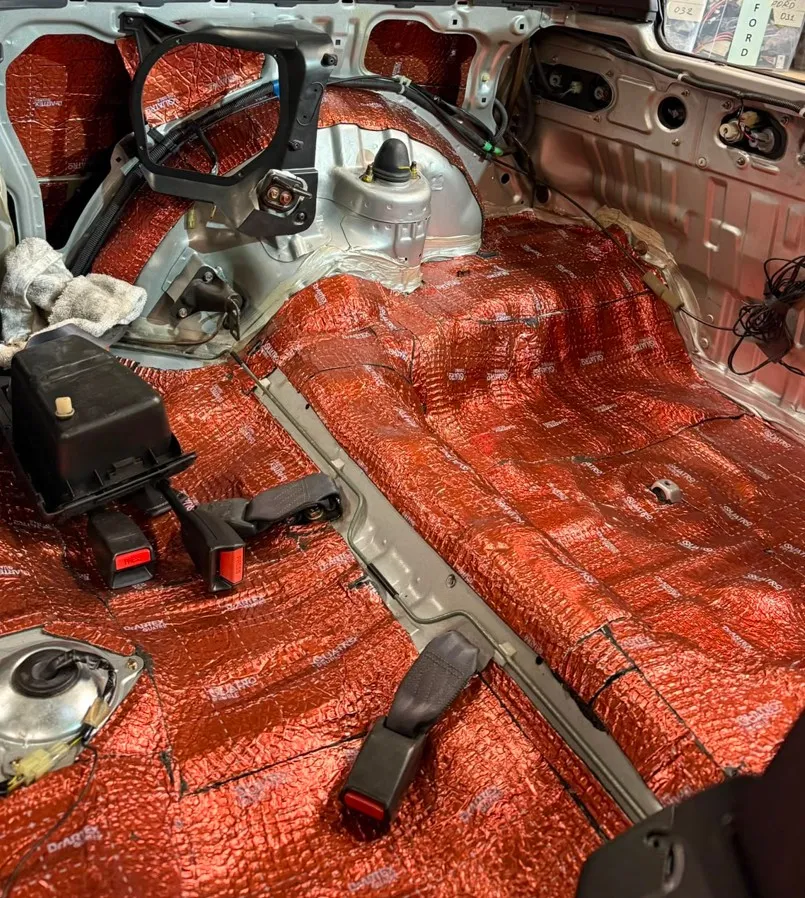 Car soundproofing installation process in Dublin